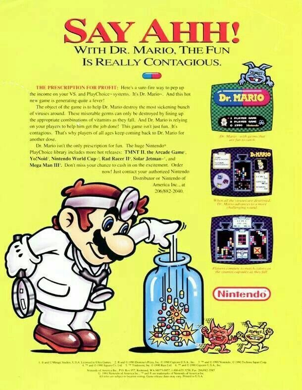 Dr. Mario, Vs.